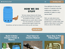 Tablet Screenshot of howwedostuff.com